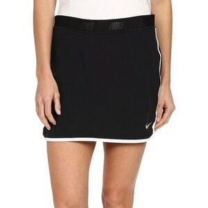 Nike Women's Dri-Fit Fringe Flip Golf Skorts Black/White Size L